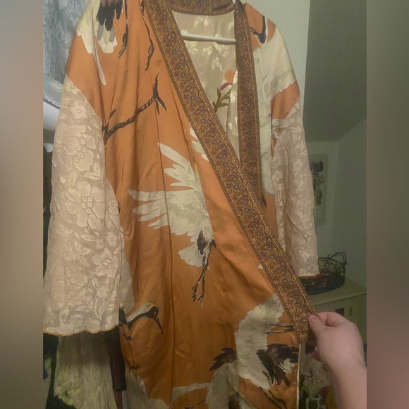 Aratta beauty topper boho duster robe kimono NEW $223 XL - Picture 3 of 4